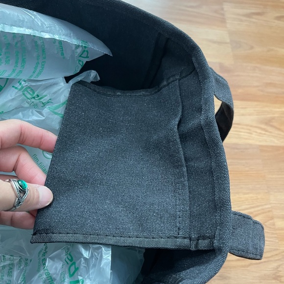 Brand New Size Medium Canvas Tote Bag With Cartoon Character Print In Charcoal - Picture 6 of 11